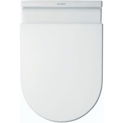 Siège de WC Duravit Starck 3 sans charnières SoftClose acier