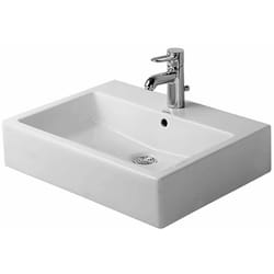 Duravit - Vero - Lavabo da mobile 60x47 cm, con 1 foro per miscelatore, bianco alpino 0454600027