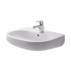 Codice: DF-LFD2310550000 Marca: DURAVIT. Duravit D-Code 231055 Lavabo Monoforo Ctp Cm.55 Bianco