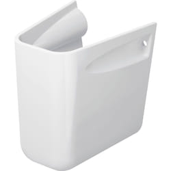 Duravit - D-Code demi-colonne, 245x268, pour lavabos, blanc