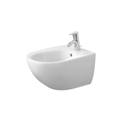 Duravit - architec bidet sospeso con un foro per rubinetteria, con troppopieno, con bordo per rubinetteria, colore bianco 2531150000
