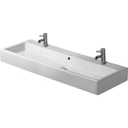 Duravit - Vero lavabo, 1200x470mm avec trop-plein, 2 trous pour