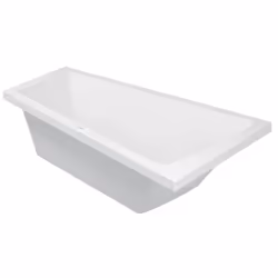 Duravit Paiova 1 x vasca da bagno da incasso angolo destro con uno schienale inclinato acrilico sanitario 1700 x 1000 x 460 m ...