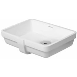 Duravit - Vero - Lavabo ad incasso 43x32 cm, bianco alpino 0330430000