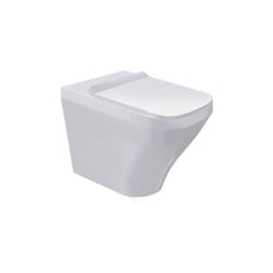 Duravit - durastyle vaso wc a pavimento a cacciata, a filo parete, per cassetta a incasso o esterna non inclusa, senza sedile, con scarico