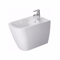 Duravit bidet a pavimento Happy D.2 back to wall a pavimento Adatto per rubinetti a 1 foro foro di rubinetto perforato Con st ...