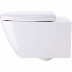 Sedile WC Duravit Happy D.2 con cerniere SoftClose in acciaio inox, con meccanismo di chiusura soft-closing Durafix per il fi ...