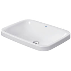 Lavabo encastré DuraStyle 60cm encastré par le dessus, - Duravit