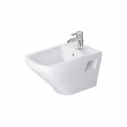 Duravit DuraStyle bidet a parete Appeso al muro Adatto per rubinetti a 1 foro con panca con foro per rubinetto 1 foro per il  ...