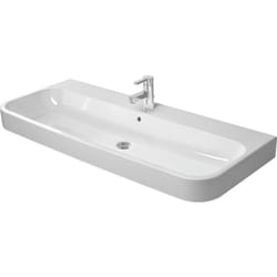 Duravit - lavabo pour meuble Happy D.2 231812, aiguisé, 120cm avec
