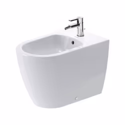 Duravit ME di Starck Stand-Bidet da parete a parete con troppopieno con panca con foro per rubinetto Montaggio incluso 370 x  ...