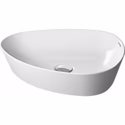 Lavabo da appoggio asimmetrico, senza troppopieno dimensioni: 500 x 405 mm materiale: DuraCeram fondo spazzolato colore inter ...