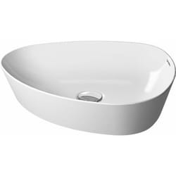 Duravit Cape Cod - Lavabo da appoggio asimmetrico, 50x41 cm, DuraCeram, bianco 2339500000