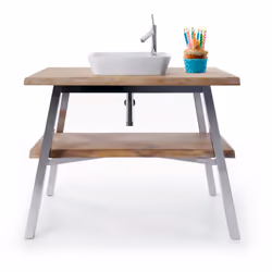 Duravit Cape Cod Top bowl con isola di valvole senza troppopieno 460 x 460 mm
