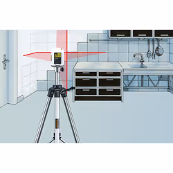 Laserliner VarioStand treppiede Livella laser 3 gamba/gambe Alluminio - Vista aggiuntiva 5