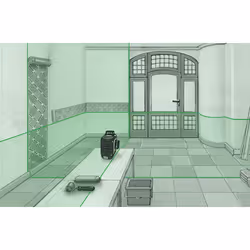 Laserliner CompactPlane-Laser 3G Pro Distanziometro laser Nero, Verde, Grigio 30 m - Vista aggiuntiva 5