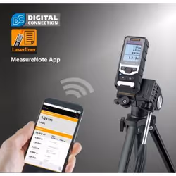 Laserliner DistanceMaster Plus Distanziometro laser Nero, Grigio, Bianco 100 m - Vista aggiuntiva 2