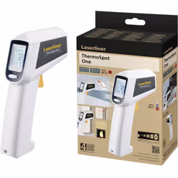 Strumento di misura della temperatura a infrarossi senza contatto con laser integrato - utilizzo di materiale riciclato per l ...