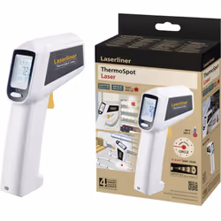 Strumento di misura della temperatura a infrarossi senza contatto con circuito laser per mirare all'uso di materiale riciclat ...
