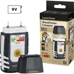 Laserliner - WoodTester Compact Strumento di misurazione dell'umidità del legno,
