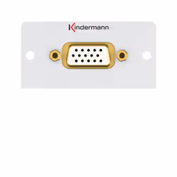 Kindermann 7444000501, VGA, 1 modulo/moduli, Argento, Alluminio, 50 mm, 4,7 cm