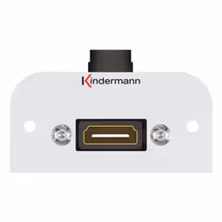 Kindermann 7441000582, HDMI, 1 modulo/moduli, Alluminio, Nero, Alluminio, 54 mm, 3,2 cm