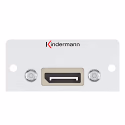 Kindermann 7444000583, DisplayPort, 1 modulo/moduli, Alluminio, Alluminio, 50 mm, 3 cm