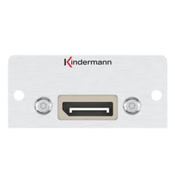 Kindermann 7444000583 presa energia DisplayPort Alluminio