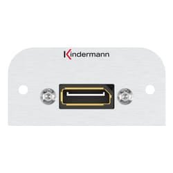 Kindermann 7441000588 presa energia DisplayPort Alluminio