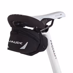 VAUDE Tube Bag M Sella Borsa da bicicletta 0,6 L Tessuto, Poliammide, Poliuretano Nero - Vista aggiuntiva 2
