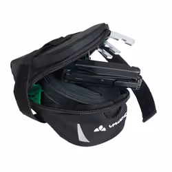 VAUDE Tube Bag M Sella Borsa da bicicletta 0,6 L Tessuto, Poliammide, Poliuretano Nero - Vista aggiuntiva 4