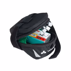 VAUDE Tube Bag S Sella Borsa da bicicletta 0,3 L Tessuto, Poliammide, Poliuretano Nero - Vista aggiuntiva 4