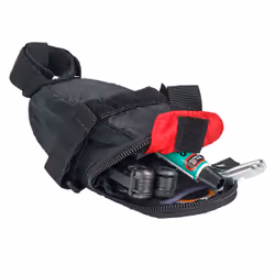 VAUDE Race Light S Sella Borsa da bicicletta 0,3 L Tessuto, Poliammide, Poliuretano Nero - Vista aggiuntiva 3