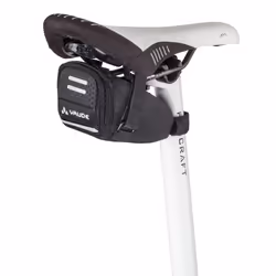 VAUDE Race Light M Sella Borsa da bicicletta Poliammide, Poliestere, Poliuretano, Silicone Nero - Vista aggiuntiva 2