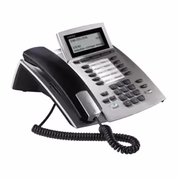 AGFEO ST 42 IP, IP Phone, Argento, Cornetta cablata, Scrivania/Parete, 1000 voci, 210 mm