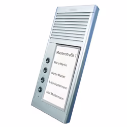 AGFEO DoorSpeak 4, Cablato, IP33, Argento, Parete, 115 mm, 235 mm