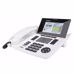 AGFEO ST 56 IP, IP Phone, Bianco, Cornetta cablata, 5000 voci, 235 mm, 210 mm