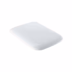 Sedile per WC Geberit iCon Sqare con meccanismo di chiusura morbida Coperchio del WC sovrapposto Cerniere: ottone cromato Fis ...