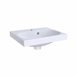 Lavamano Geberit Acanto con troppopieno con foro per rubinetto 400 x 250 mm combinabile con i mobiletti Acanto 500.608.01.2, ...