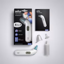 Braun ThermoScan 3 Termometro digitale Bianco Orecchio - Vista aggiuntiva 7