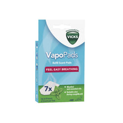 Vicks VapoPads Menthol per Comfort Respiratorio 7 Pezzi
