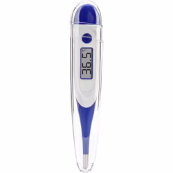 Dettagli tecnici Colore Bianco, Blu scuro Durata di misurazione 10 s Termometro digitale per la febbre Il SC 1501 è un termom ...