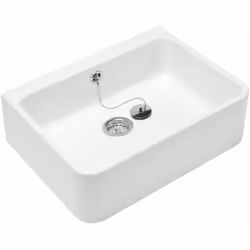 Lavello con troppopieno dimensioni: 495 x 405 x 170 mm materiale: ceramica per sanitari senza foro per il miscelatore da lave ...