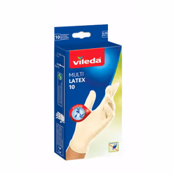 Confezione da 10 unità. Gant multilatex taglia s/m 145941 vileda. Guanti multiuso monouso. Maggiore sensibilità e migliore co ...