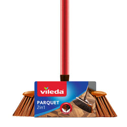 Vileda 4023103147843 scopa Interno Setola morbida Marrone, Rosso