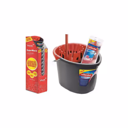 Vileda Supermocio Universal Completo composto da secchio con strizzatore (capacità 7,5 Lt. ), manico intero (altezza 125 cm.) ...