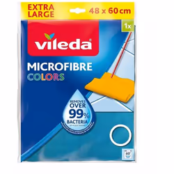 Panno in microfibra Vileda "Colors", 49x60 cm.Il panno in microfibra, con dimensioni di 49 x 60 cm, offre elevate performance ...