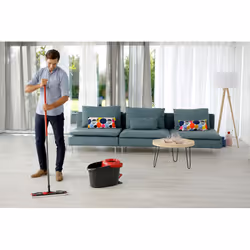 Vileda Ultramat Turbo XL spazzolone Secco e bagnato Microfibra Nero, Rosso - Vista aggiuntiva 5
