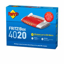FRITZ!Box 4020 router wireless Fast Ethernet Rosso
