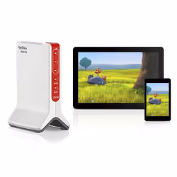 FRITZ!Box 6820 LTE (v3) INT router wireless Gigabit Ethernet Banda singola (2.4 GHz) 4G Rosso, Bianco - Vista aggiuntiva 5